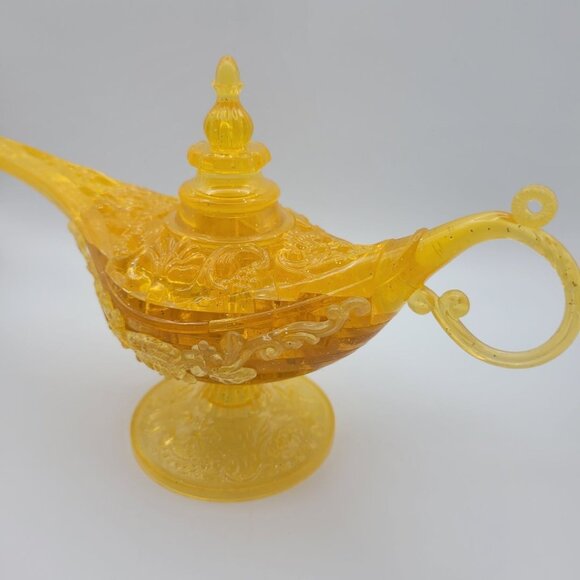 Disney Aladdin Lamp Crystal Puzzle 3D Layers Vertical Stacking Lid Completed - Picture 2 of 11